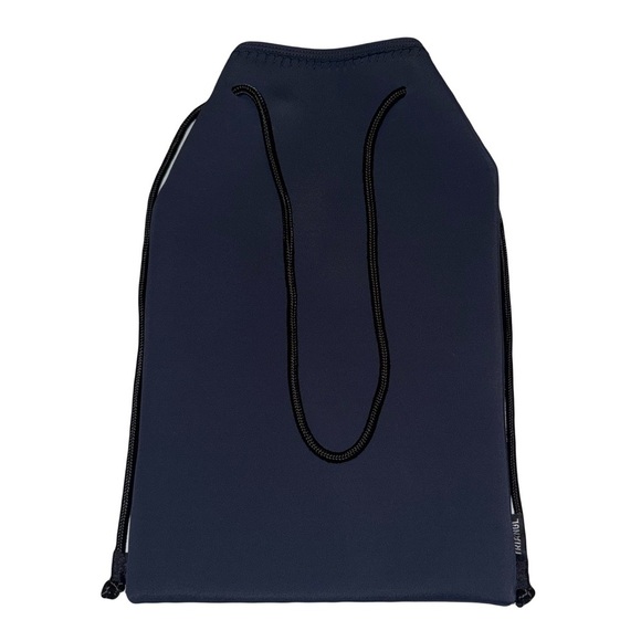 Triangl Swimwear Navy Neoprene Bag with Black Drawstring Straps - Picture 4 of 5